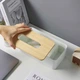Диспенсер для салфеток MVM Scandinavia настольный пластиковый белый FH-42 WHITE/WOOD - изображение 4