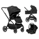 Коляска для дитини універсальна 3 в 1 FreeON Zack, black - изображение 2