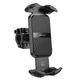 Автотримач Borofone BH105 Crown bicycle motorcycle universal holder Black - зображення 6