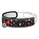 Ергономічна накладка на нашийник WAUDOG Nylon з QR-паспортом, малюнок "NASA", SM, для ширини нашийника 15-20 мм - зображення 1