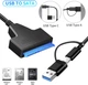 Адаптер Dynamode USB 3.0 Type-A/C - SSD/HDD 2.5" SATA II/III (DM-AD-SATA-U3) - изображение 6