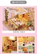 3D Румбокс "Sweet Time" Кукольный Домик Конструктор DIY DollHouse от CuteBee (M2001) - изображение 8