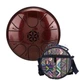 Глюкофон 5" (13см) 8 нот Hluru TCT8-5 JewelRed Titanium Steel Tongue Drum - зображення 2