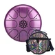Глюкофон 5" (13см) 8 нот Hluru TCT8-5 Purple Titanium Steel Tongue Drum - изображение 2