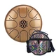 Глюкофон 5" (13см) 8 нот Hluru TCT8-5 Champagne Titanium Steel Tongue Drum - изображение 2