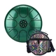 Глюкофон 5" (13см) 8 нот Hluru TCT8-5 JewelGreen Titanium Steel Tongue Drum - изображение 2