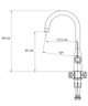 Bateria kuchenna Quadron Ingrid Q Line (3523500_WHMQSBL) - obraz 2