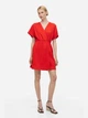 Платье короткое лентее женское H&M 061175048 S Красное (6666000315304) - изображение 3