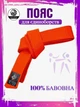 Пояс для карате WOLF дзюдо, айкідо, 250 см, помаранчевий WP-01-OR (WP-01-OR) - изображение 1