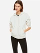 Толстовка на молнии с капюшоном женская H&M 060984902_white XL Белая (6666000318091) - изображение 4