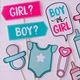 Набор фотобутафории Happy Moments для гендер пати "BOY OR GIRL" 11 шт (079011) - изображение 5