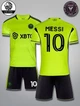 Форма футбольная детская Lion SPORT Messi (Месси) 10 Интер Майями (Inter Miami) 2024, 24-135-140, салатово-черная - изображение 1