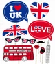 Набір фотобутафоріі Happy Moments "London" 11 шт (L903) - зображення 1