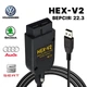 Автосканер Vag Com HEX-V2 версия 22.3 на русском языке Dual-K & CAN он же Вася диагност он же VCDS - изображение 1