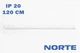 Линейный светильник 1-NLP-1322 36W 120 см 6500К ІР20 ТМ NORTE - изображение 4