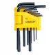 Набор Шестигранников (1,5, 2, 2,5, 3, 4, 5, 5,5, 6 мм) 8 шт STANLEY (0-69-251) - изображение 2