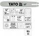Шина на Мотопилу 36 см Для Пильной Цепи 3/8"; 50Z YATO (YT-84930) - изображение 1