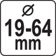 Набор Коронок по Дереву 19, 21, 28, 31, 37, 43, 51, 64 мм - 11 шт VOREL (22570) - изображение 6