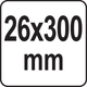 Лопатка Для Штробы на Перфоратор SDS-Max 26 х 300 мм YATO (YT-47331) - изображение 5