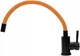 Кран на Кухню Оранжевый Fala Flexible Black (75778) - изображение 4