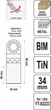 Пилка Для Реноватора 40 х 34 мм BiM-TiN YATO (YT-34702) - изображение 9
