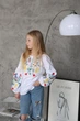 Вышиванка для девочки Piccolo 158 см Колокольчики Белый - изображение 2
