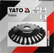 Диск Щітка Для Мотокоси Ø 150 х 25,4 мм YATO (YT-85141) - зображення 5