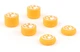 Силіконові накладки на стики Paws 6в1 Yellow/White для ігрової приставки Nintendo Switch / Switch OLED / Switch LITE [437156060] - зображення 1