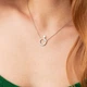 Серебряное колье "Змея" 908-01392 Онікс 40 - изображение 6