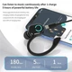 Bluetooth гарнитура Earphone Mini Headphone Правое ухо С шумоподавлением Bluetooth 5.2 522 Черный - изображение 4