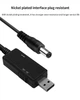 Кабель USB to DC для роутера с 5V на 9V(1A) или 12V(0.8A) 5.5х2.1/3.5x1.35 mm с переключателем - изображение 2