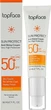 Сонцезахисний крем для обличчя SPF50+ - TopFace Sun Protect Anti Shine Cream SPF50+ 30ml (1236975-134149) - изображение 2