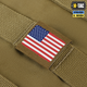 Molle M-Tac Patch прапор США Full Color/Coyote - зображення 4