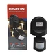 Інфрачервоний датчик руху ETRON Sensor Black 1-ESP-355 230V ІР44 з датчиком освітленості - зображення 1