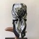 Жіноча хустка бандана шарф пов'язка на шию сумку голову Honey Fashion Accessories чорний (12-177) - зображення 5