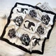 Женский платок бандана шарф повязка на шею сумку голову Honey Fashion Accessories белый (12-173) - изображение 1