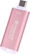 Dysk SSD Transcend ESD300 2TB USB 3.1 Gen 2 Type-C 3D NAND Pink (TS2TESD300P) Zewnętrzny - obraz 4