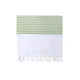 Полотенце Barine Pestemal White Imbat 90*170 Green зеленый (svt-2000022275736) - изображение 2