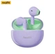 Бездротові навушники Realfit TWS BT5.3 ігрові з покращеними басами Bluetooth 5.3 Purple (6973356421161) - зображення 1