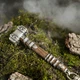 Серебряный брелок "Молот викинга" с эбеном 1116 Онікс - изображение 4