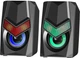 Компьютерные колонки 2.0 Defender Solar 1 6Вт RGB USB Black (65401) - изображение 2