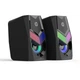 Комп'ютерні колонки 2.0 HP DHE-6000 3.5 мм USB 6Вт LED RGB Black - зображення 4