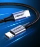 Кабель UGREEN US261 USB 2.0 Type-C MM 2м 18W никелированная алюминиевая оплетка Black (50152) - изображение 4