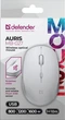 Мишка Defender Auris MB-027, бездротова, 3 кн. до 1600 dpi, безшумна, біла - изображение 5