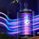 Електрична лампа пастка від комах MQ Lamp знищувач комарів мух мошок москітів - зображення 2