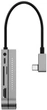 Док-станция хаб Baseus USB3.1 Type-C to HDMI USB 3.0x3 TF SD Type C PD 3.5mm Dark Grey (CAHUB-WJ0G) - изображение 2