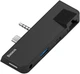 Док-станция хаб Baseus CAHUB-FG01 USB3.1 Type-C 3.5mm - USB 3.0 RJ45 Type-C 3.5mm для Surface Go Black - изображение 1