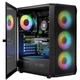 Корпус для компьютера LogicConcept PORTOS MESH+GLASS ARGB fans 4x120mm без БП ATX Black (AT-PORTOS-10-0000000-0002) - изображение 7