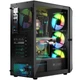 Корпус для компьютера LogicConcept PORTOS MESH+GLASS ARGB fans 4x120mm без БП ATX Black (AT-PORTOS-10-0000000-0002) - изображение 8