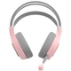 Проводные игровые наушники с микрофоном XTRIKE ME GH-515P USB+3.5мм RGB Pink-Grey - изображение 3